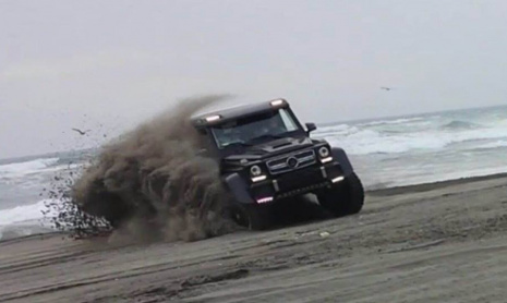 Brabus G63 AMG 6х6 исследует чилийские дюны